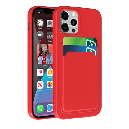 TPU + Flannel Lining Shockproof  Case with Card Slots, For iPhone 11 Pro Max, For iPhone 11, For iPhone 11 Pro
