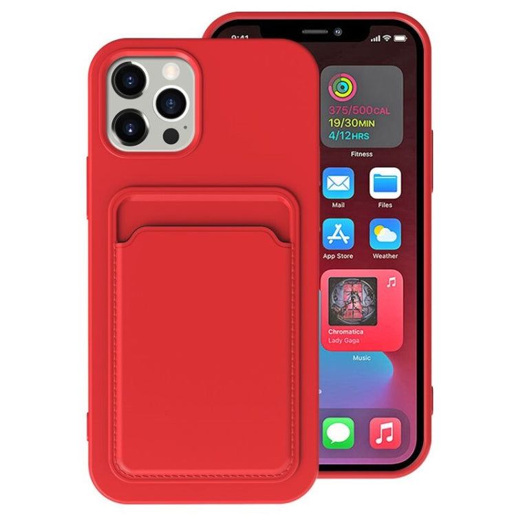 TPU + Flannel Lining Shockproof  Case with Card Slots, For iPhone 11 Pro Max, For iPhone 11, For iPhone 11 Pro
