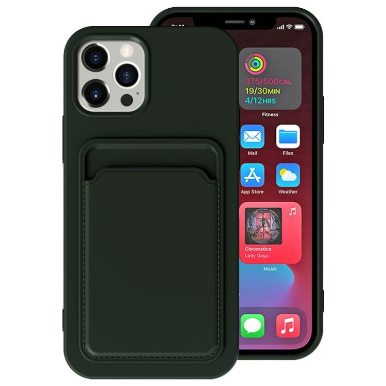TPU + Flannel Lining Shockproof  Case with Card Slots, For iPhone 11 Pro Max, For iPhone 11, For iPhone 11 Pro