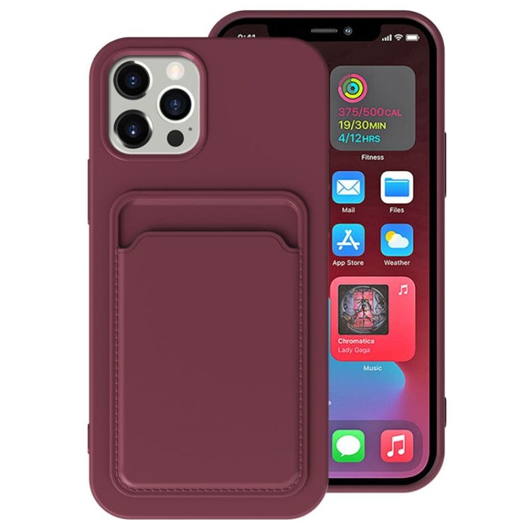 TPU + Flannel Lining Shockproof  Case with Card Slots, For iPhone 11 Pro Max, For iPhone 11, For iPhone 11 Pro