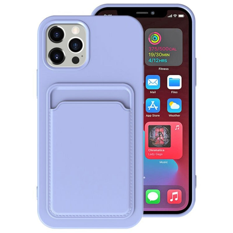TPU + Flannel Lining Shockproof  Case with Card Slots, For iPhone 11 Pro Max, For iPhone 11, For iPhone 11 Pro