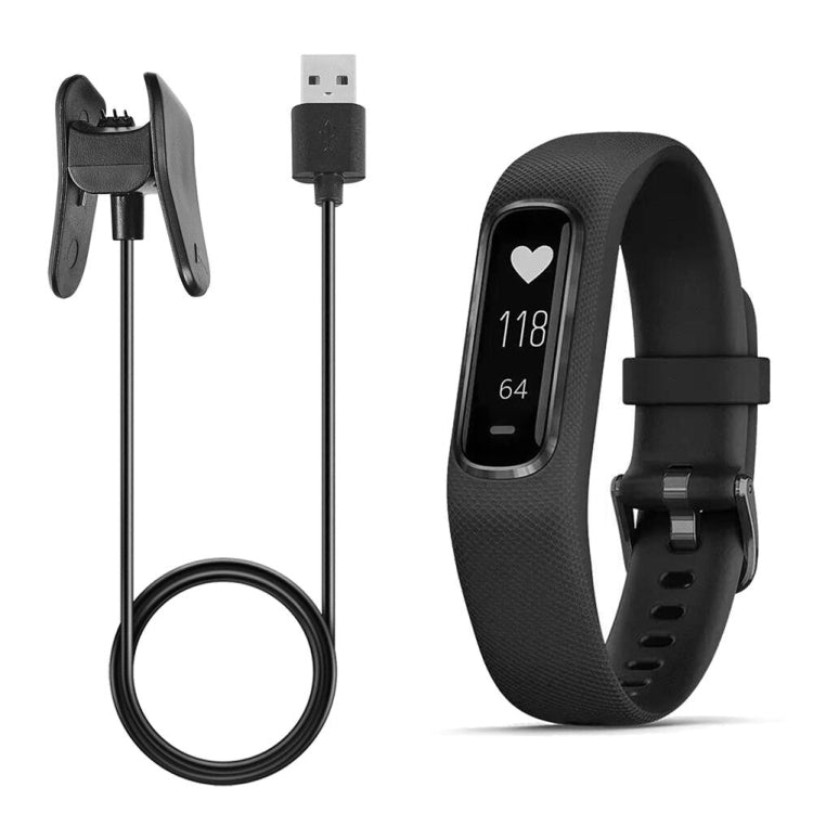 Cargador de plástico para reloj inteligente Garmin Vivosmart 4, cable de datos, cable de repuesto, 1 m