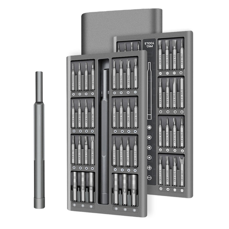 Conjunto de Chaves de Fendas A63 63 em 1 para Desmontagem e Manutenção de Telemóveis, Tablets e Computadores.