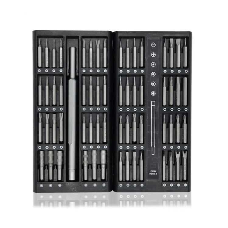 Conjunto de Chaves de Fendas A63 63 em 1 para Desmontagem e Manutenção de Telemóveis, Tablets e Computadores.