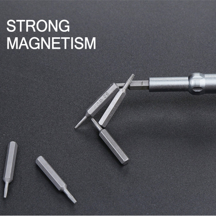 Conjunto de Chaves de Fendas A63 63 em 1 para Desmontagem e Manutenção de Telemóveis, Tablets e Computadores.