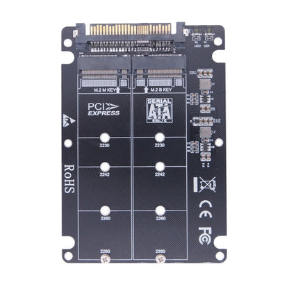 Tarjeta adaptadora NGFF M.2 NVME a U.2 SFF-8639 de 2 puertos