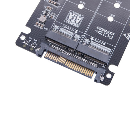 Tarjeta adaptadora NGFF M.2 NVME a U.2 SFF-8639 de 2 puertos