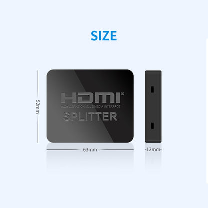 Conmutador HDMI 1080P de 1 a 2 JSM, divisor de visualización simultánea para dos pantallas, 1 a 2 HDMI
