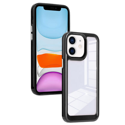 Solid Solor TPU Space Acrylic Phone Case, For iPhone 11, For iPhone 11 Pro Max, For iPhone 12, For iPhone 12 Pro, For iPhone 12 Pro Max, For iPhone 13