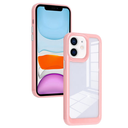 Solid Solor TPU Space Acrylic Phone Case, For iPhone 11, For iPhone 11 Pro Max, For iPhone 12, For iPhone 12 Pro, For iPhone 12 Pro Max, For iPhone 13