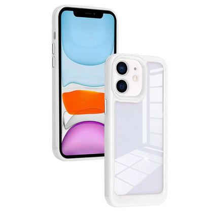 Solid Solor TPU Space Acrylic Phone Case, For iPhone 11, For iPhone 11 Pro Max, For iPhone 12, For iPhone 12 Pro, For iPhone 12 Pro Max, For iPhone 13