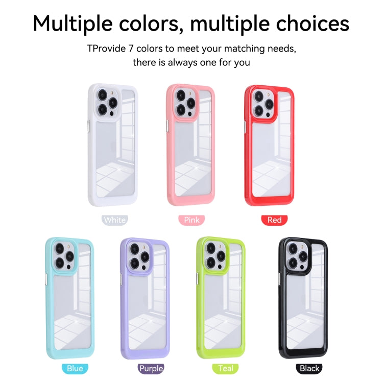 Solid Solor TPU Space Acrylic Phone Case, For iPhone 11, For iPhone 11 Pro Max, For iPhone 12, For iPhone 12 Pro, For iPhone 12 Pro Max, For iPhone 13