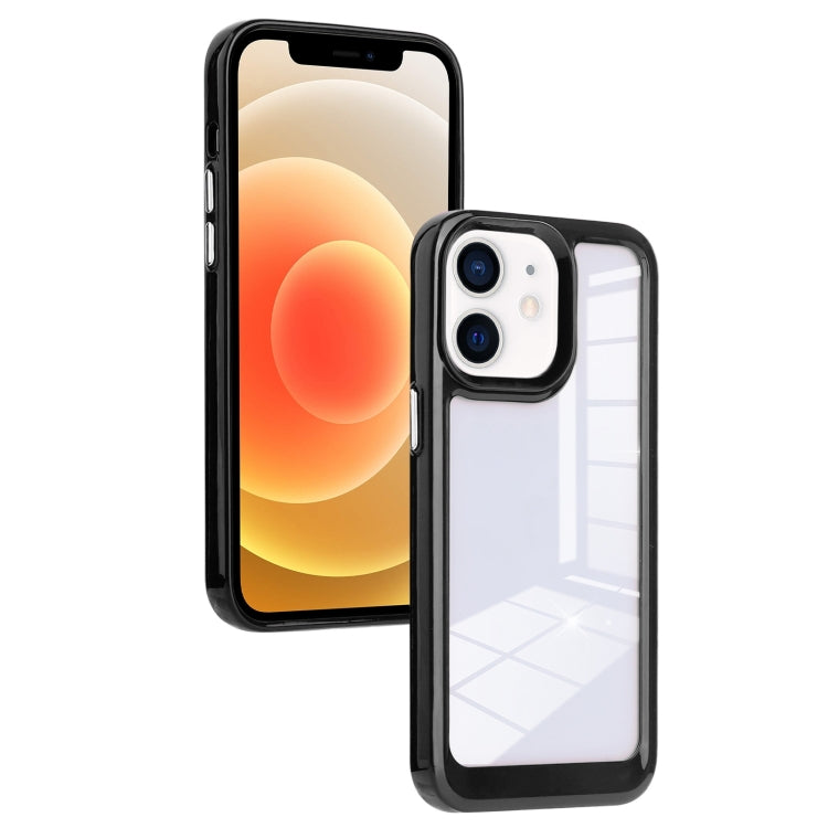 Solid Solor TPU Space Acrylic Phone Case, For iPhone 11, For iPhone 11 Pro Max, For iPhone 12, For iPhone 12 Pro, For iPhone 12 Pro Max, For iPhone 13