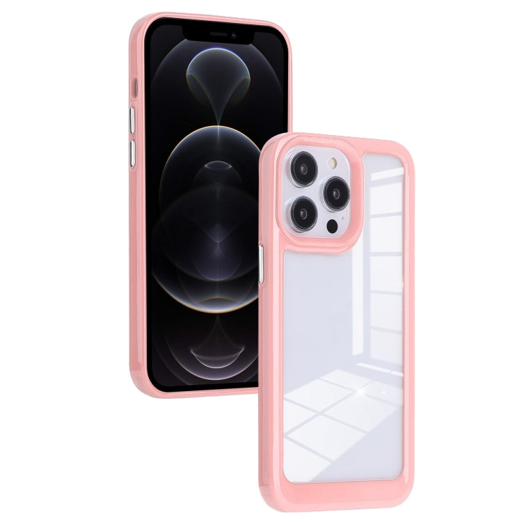 Solid Solor TPU Space Acrylic Phone Case, For iPhone 11, For iPhone 11 Pro Max, For iPhone 12, For iPhone 12 Pro, For iPhone 12 Pro Max, For iPhone 13