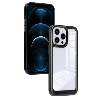 Solid Solor TPU Space Acrylic Phone Case, For iPhone 11, For iPhone 11 Pro Max, For iPhone 12, For iPhone 12 Pro, For iPhone 12 Pro Max, For iPhone 13