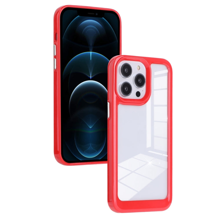 Solid Solor TPU Space Acrylic Phone Case, For iPhone 11, For iPhone 11 Pro Max, For iPhone 12, For iPhone 12 Pro, For iPhone 12 Pro Max, For iPhone 13