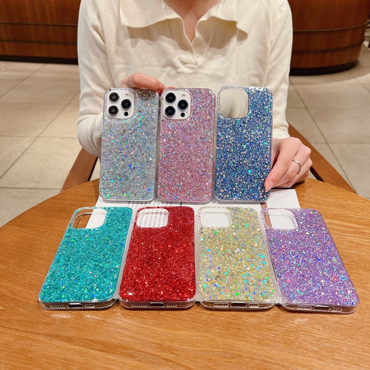 Glitter Sequins Epoxy TPU Phone Case, For iPhone 11 Pro Max, For iPhone 11 Pro, For iPhone 11