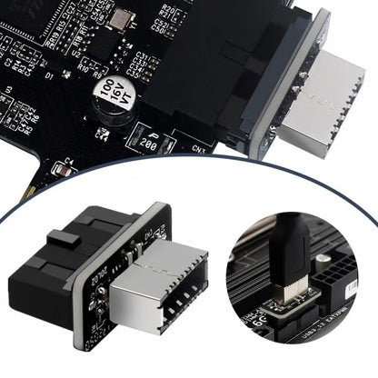 Motherboard USB3.0 19P/20P to TYPE-E Adapter