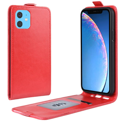 R64 Texture Single Fold Horizontal Flip Leather Case for iPhone XIR 2019, with Holder & Card Slots & Wallet, For iPhone 11
