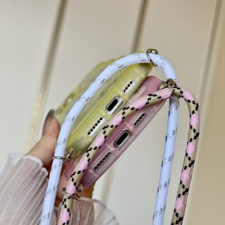 Crossbody Wave Edge Butterfly TPU Phone Case, For iPhone 11