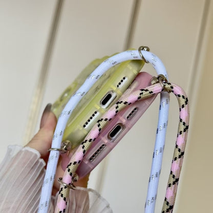 Crossbody Wave Edge Butterfly TPU Phone Case, For iPhone 11