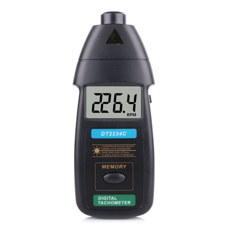 DT2234C Digital Laser Tachometer RPM Meter Non-Contact, DT2234C