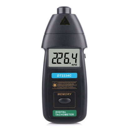 DT2234C Digital Laser Tachometer RPM Meter Non-Contact, DT2234C