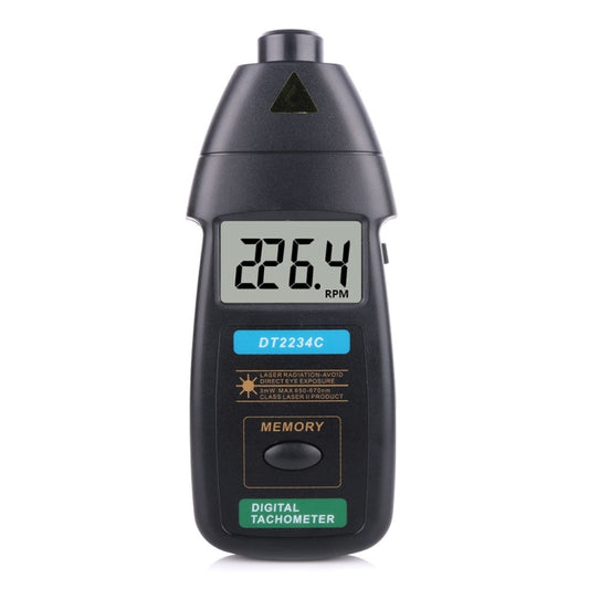 DT2234C Digital Laser Tachometer RPM Meter Non-Contact, DT2234C