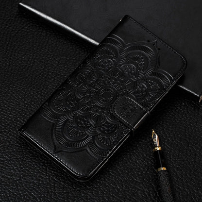 Mandala Embossing Pattern Horizontal Flip Leather Case for iPhone XIR（2019）, with Holder & Card Slots & Wallet & Photo Frame & Lanyard, For iPhone 11