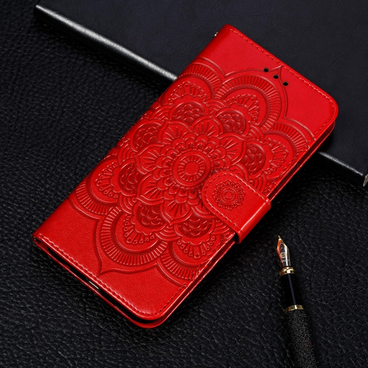 Mandala Embossing Pattern Horizontal Flip Leather Case for iPhone XIR（2019）, with Holder & Card Slots & Wallet & Photo Frame & Lanyard, For iPhone 11