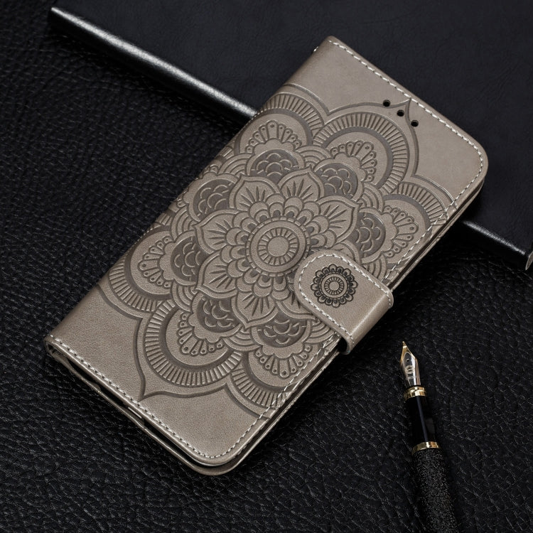 Mandala Embossing Pattern Horizontal Flip Leather Case for iPhone XIR（2019）, with Holder & Card Slots & Wallet & Photo Frame & Lanyard, For iPhone 11