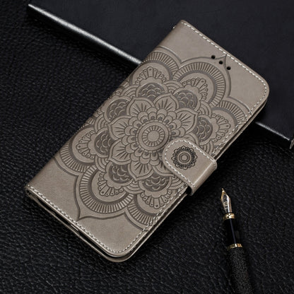 Mandala Embossing Pattern Horizontal Flip Leather Case for iPhone XIR（2019）, with Holder & Card Slots & Wallet & Photo Frame & Lanyard, For iPhone 11