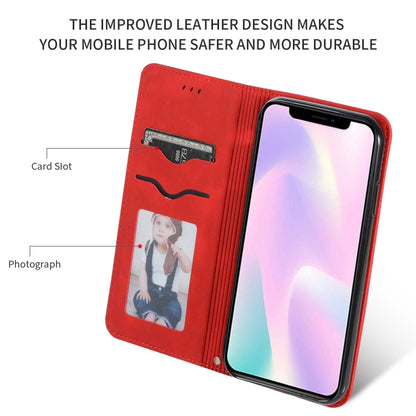 Retro Skin Feel Business Magnetic Horizontal Flip Leather Case for iPhone XIR 2019, For iPhone 11