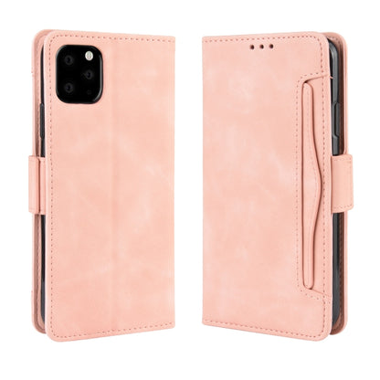 Wallet Style Skin Feel Calf Pattern Leather Case For iPhone XIR 2019 ,with Separate Card Slot, For iPhone 11
