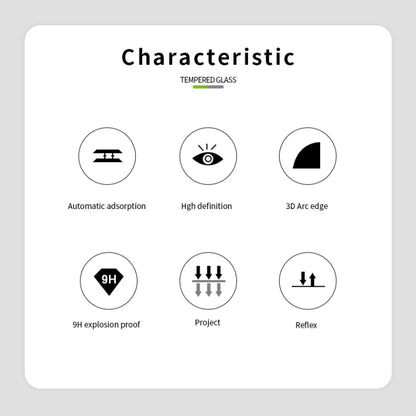 PINWUYO 9H 3D Curved Tempered Glass Film, For iPhone 11 Pro, For iPhone 11 Pro Max, For iPhone 11