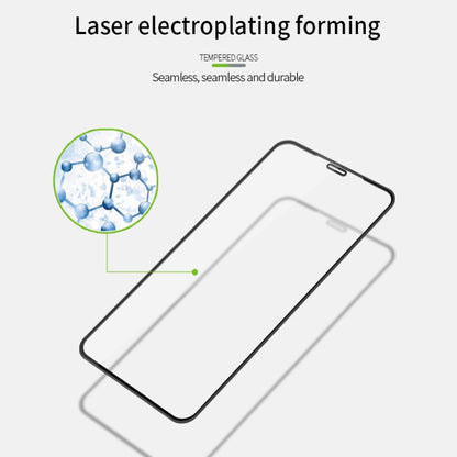 PINWUYO 9H 3D Curved Tempered Glass Film, For iPhone 11 Pro, For iPhone 11 Pro Max, For iPhone 11