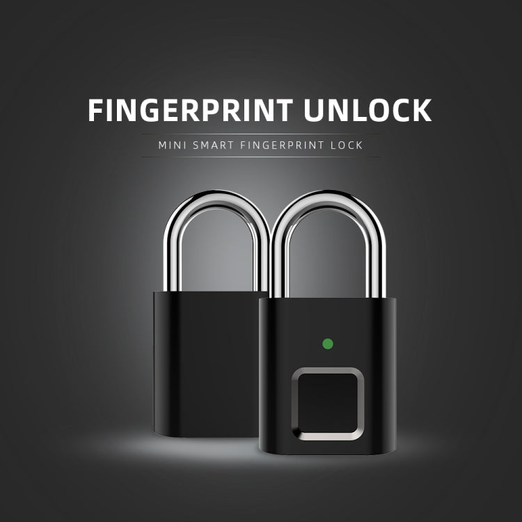 L34 Fingerprint Lock Smart Lock Household Luggage Dormitory Storage Cabinet Electronic Padlock, L34