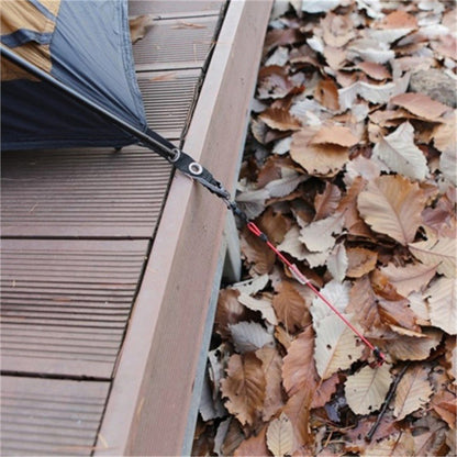 3 PCS Outdoor Camping Tent Elastic Rope Buckle High Elasticity Fixed Straps Camping Accessories, Random Color Delivery, Elastic Rope Buckle