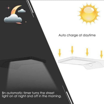 Luces solares para exteriores, 36 LED, lámpara solar superbrillante, 280 LM, sensor de movimiento, luces de seguridad, luces de pared flexibles, inalámbricas e impermeables.