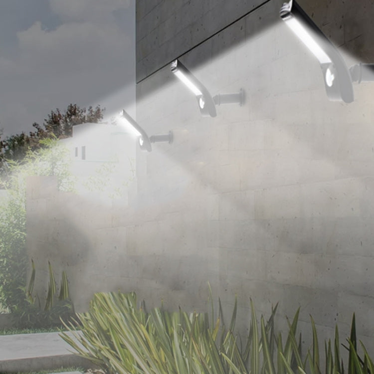 Luces solares para exteriores, 36 LED, lámpara solar superbrillante, 280 LM, sensor de movimiento, luces de seguridad, luces de pared flexibles, inalámbricas e impermeables.