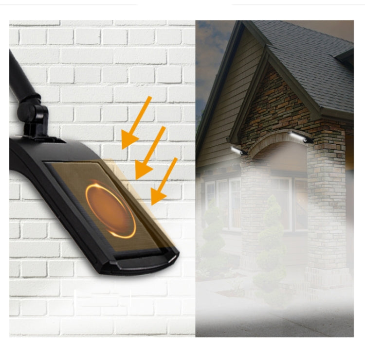 Luces solares para exteriores, 36 LED, lámpara solar superbrillante, 280 LM, sensor de movimiento, luces de seguridad, luces de pared flexibles, inalámbricas e impermeables.