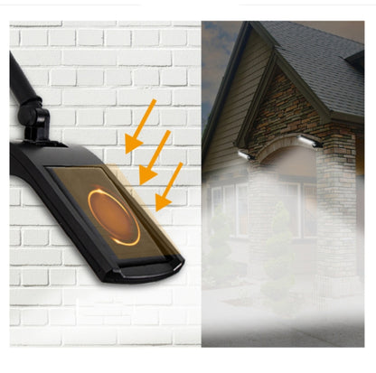 Luces solares para exteriores, 36 LED, lámpara solar superbrillante, 280 LM, sensor de movimiento, luces de seguridad, luces de pared flexibles, inalámbricas e impermeables.