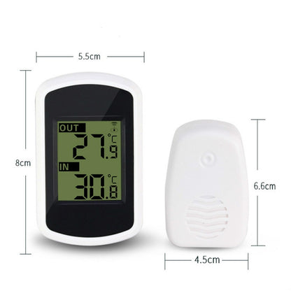 Mini High Precision Wireless Indoor and Outdoor Digital Thermometer, Wireless Thermometer