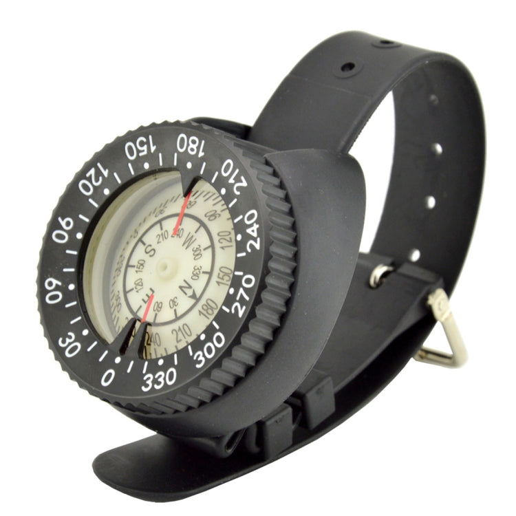 PW60 Watch-style Diving Compass Strong Magnetic Fluorescence Dial Corrosion-resistant Compass, PW60 Watch-style Diving Compass