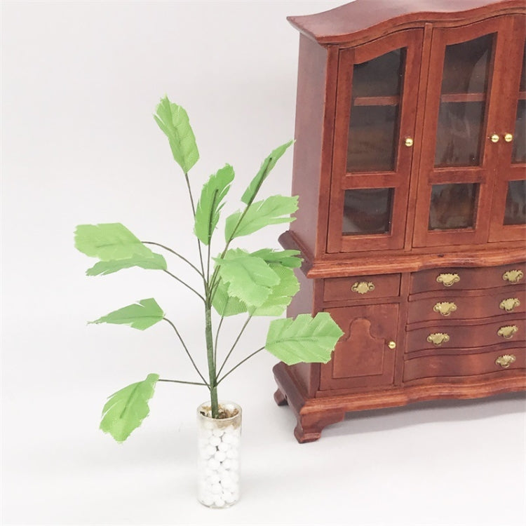 3 PCS 1:12 Mini Doll House Dollhouse Plant Model Foreign Toy Vase Banana Green Tree, 3 PCS Banana Green Tree