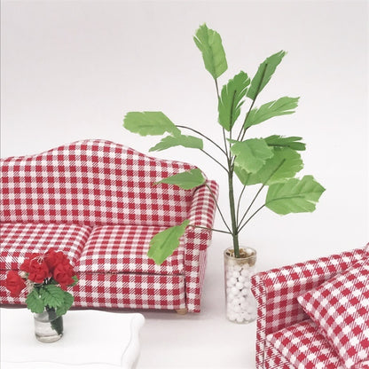 3 PCS 1:12 Mini Doll House Dollhouse Plant Model Foreign Toy Vase Banana Green Tree, 3 PCS Banana Green Tree