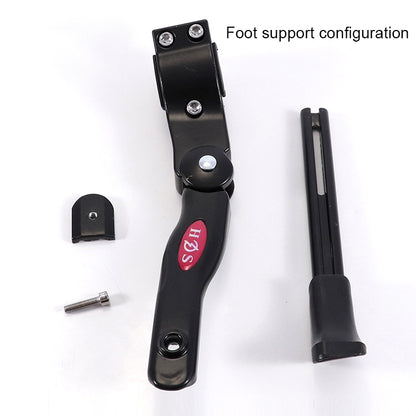 Bicycle Mountain Bike 26 Inch Aluminum Alloy Single Support Car Ladder Foot Support Parking Rack, 26 Inch Black