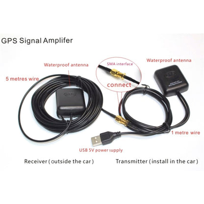 2 in 1 GPS Navigation Car Antenna Signal Amplifier, Signal Amplifier