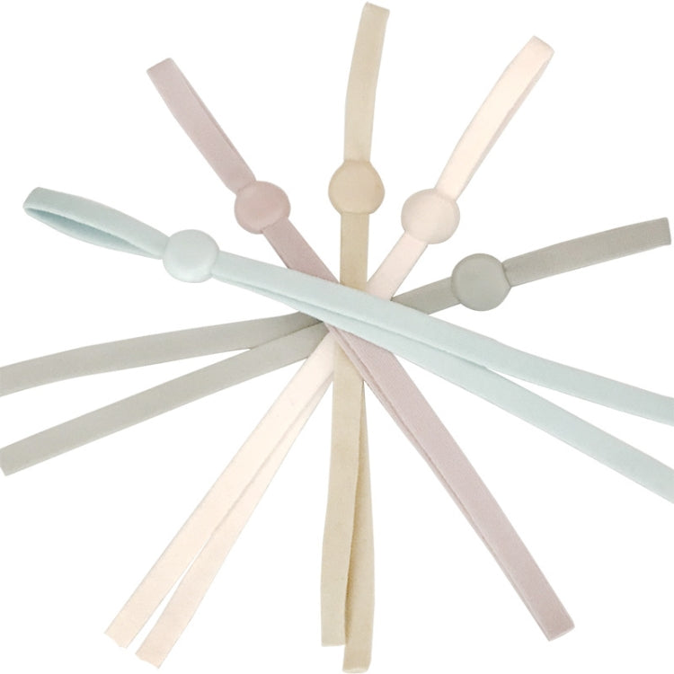 20 bandas elásticas ajustables para mascarillas, colores aleatorios.