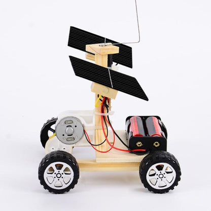 DIY Mini Wooden Car Wireless Remote Control Vehicle Model Kids Toys, DIY Mini Wooden Car